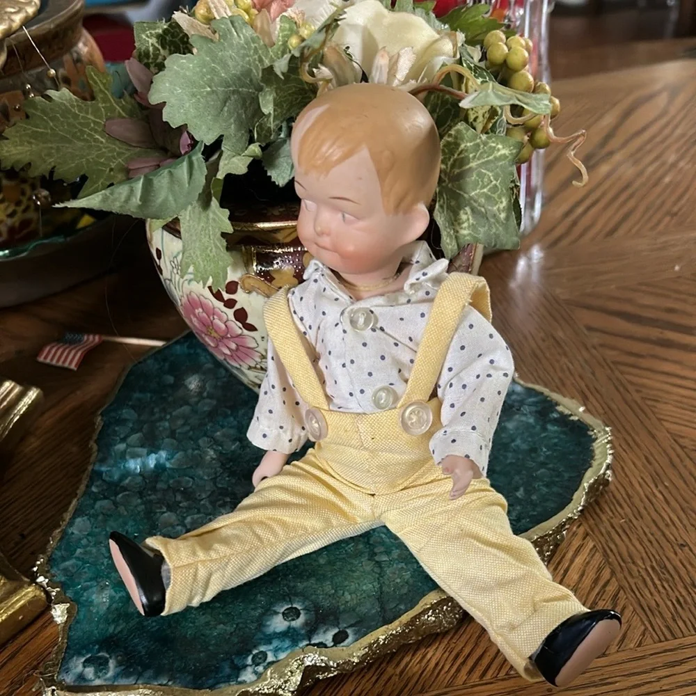 Vintage Porcelain Boy Jack Doll by artist JEANNIE DI MAURO